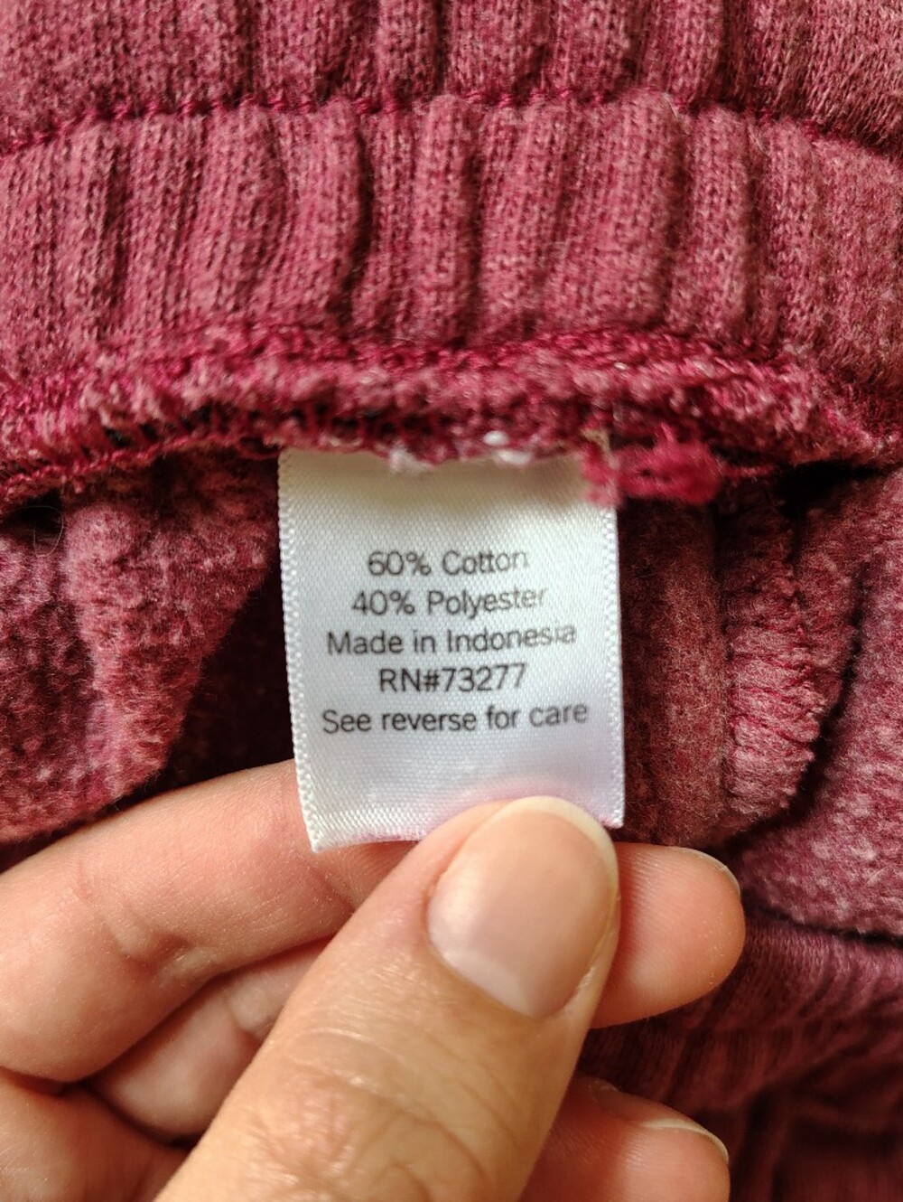 SO Women's Medium Maroon "The Favorite Jogger" Pants - Picture 4 of 9
